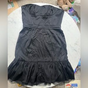 Little black strapless dress bcbg new